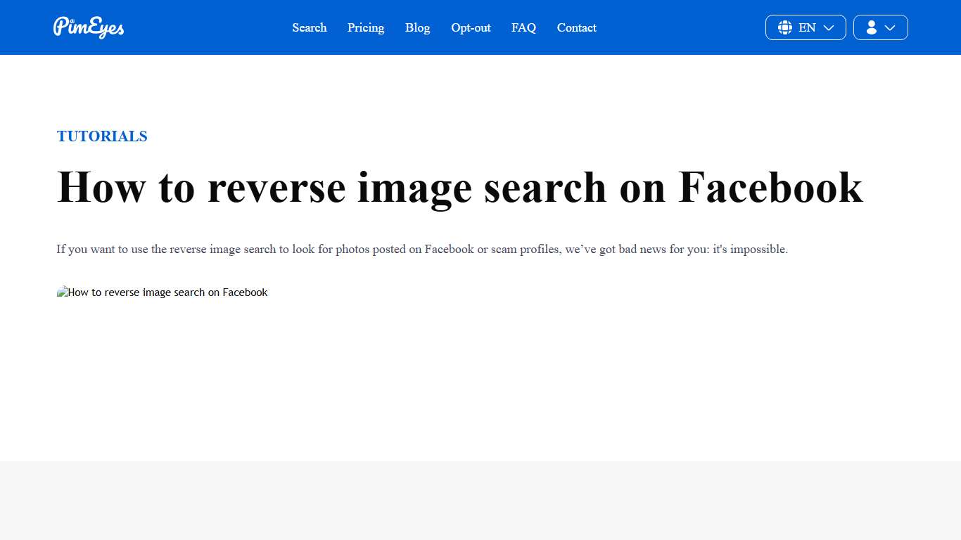 How to reverse image search on Facebook PimEyes' Blog PimEyes